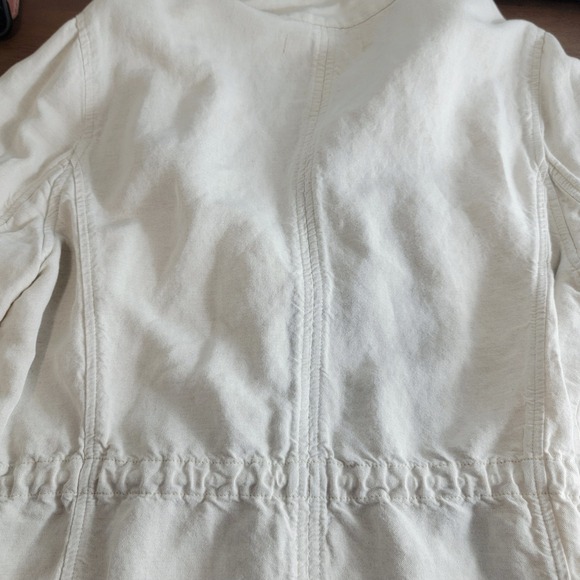 Max Jeans Linen Blend Utility Jacket Large - Picture 9 of 9